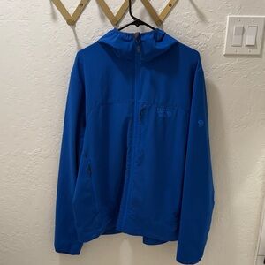 Mountain Hardwear Men's Vibrant Blue Lightweight Jacket (XL)